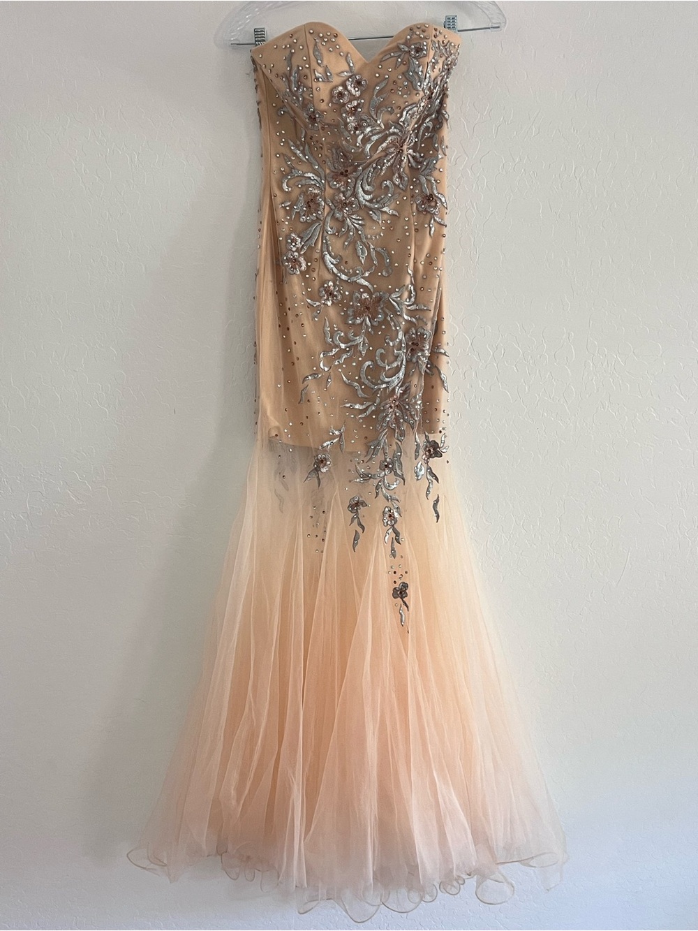 Disney Forever Enchanted Tulle Embellished Maxi Mermaid Dress